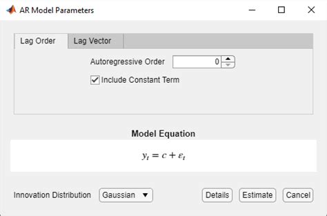 AR MATLAB 的图像结果