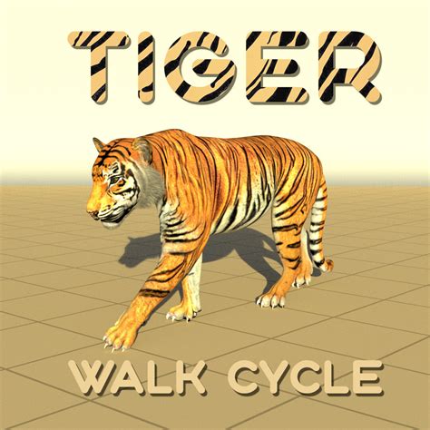 Tiger Walk Cycle Tutorial 的图像结果