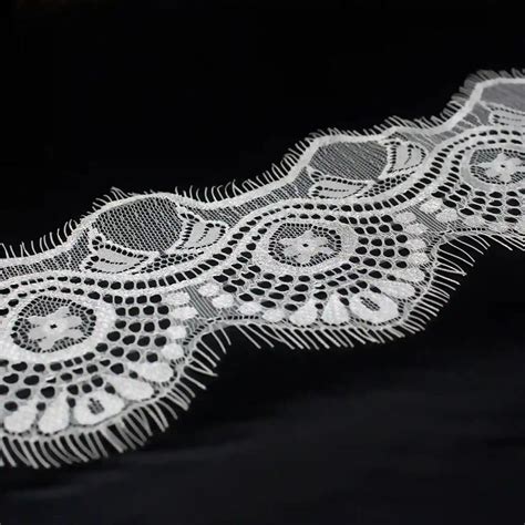 Buy White Color Eyelash Lace Trim for Sewing & DIY | Ani Accessories