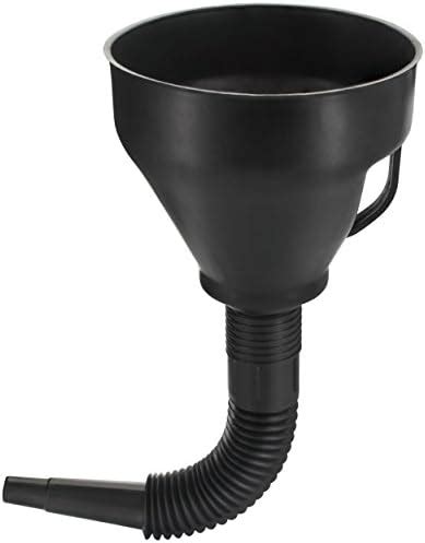 Wekster Wide Mouth Fuel Funnel with Handle - Large Plastic Automotive ...