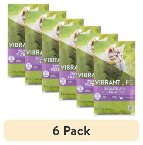 (6 pack) Vibrant Life Cat Litter Box Filter Replacement - Walmart.com