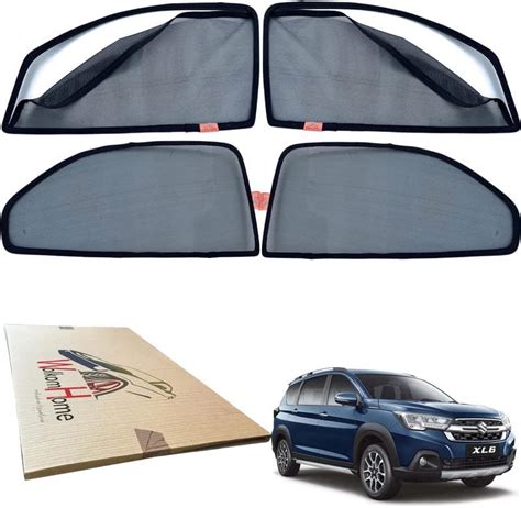 WolkomHome Car Sun Shade with Zipper Magnetic Curtain Windows Shades ...
