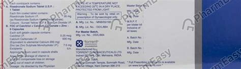 Gemitrol Combikit Of 1 Tablet And 6 Capsules: Uses, Side Effects, Price ...