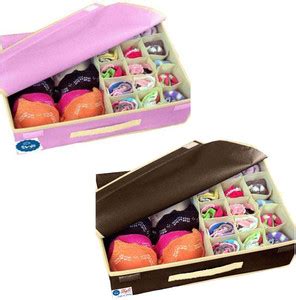 Skylii Lingerie Storage Organizer Storage Box Lingerie Storage Case ...