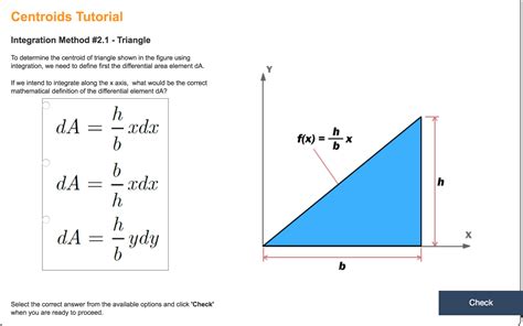 Image result for Centroid of Triangle Integration