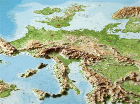 Europe Relief Map 的图像结果