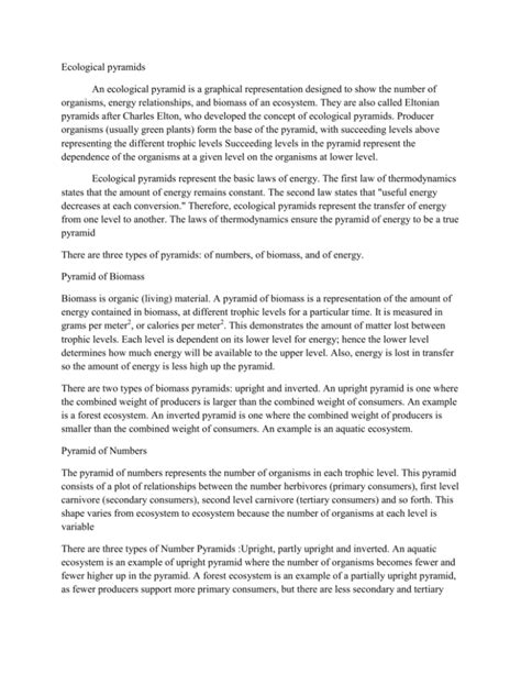 Image result for Ecological Pyramids Explained