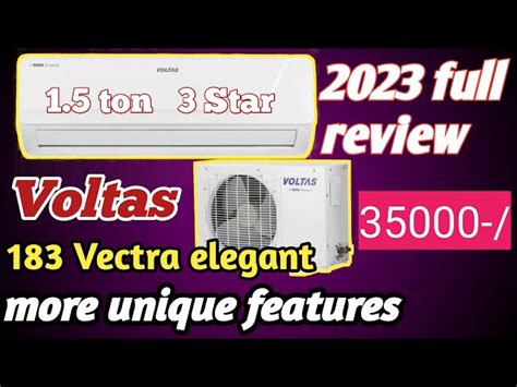 VOLTAS SPLIT AIR CONDITIONER - VOLTAS 1 TON 3 STAR SPLIT AC 123 VECTRA ...