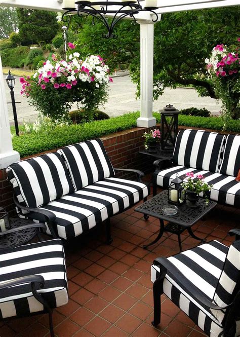 Black And White Patio Furniture Cushions at Raymond Clara blog