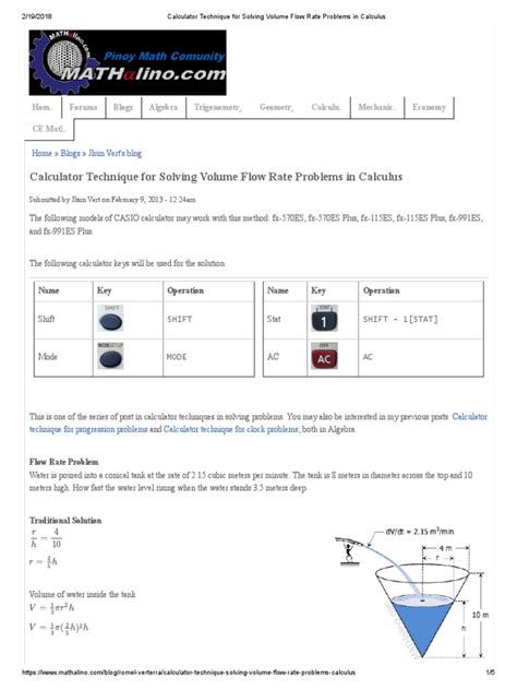 Image result for Find Force From Flow Rate and Volume