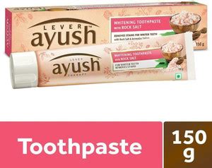 Lever Ayush Whitening Rock Salt Toothpaste 150g Toothpaste - Buy Baby ...