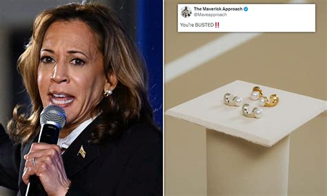 Conspiracy rages among Trump supporters over Kamala Harris's earrings