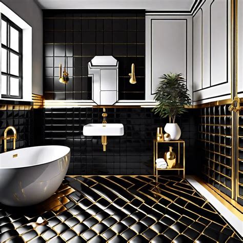 30 Black and Gold Bathroom Ideas for a Stylish Design