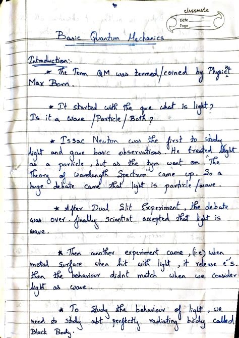Unit 4 Summary: Introduction to Basic Quantum Mechanics in Physics ...
