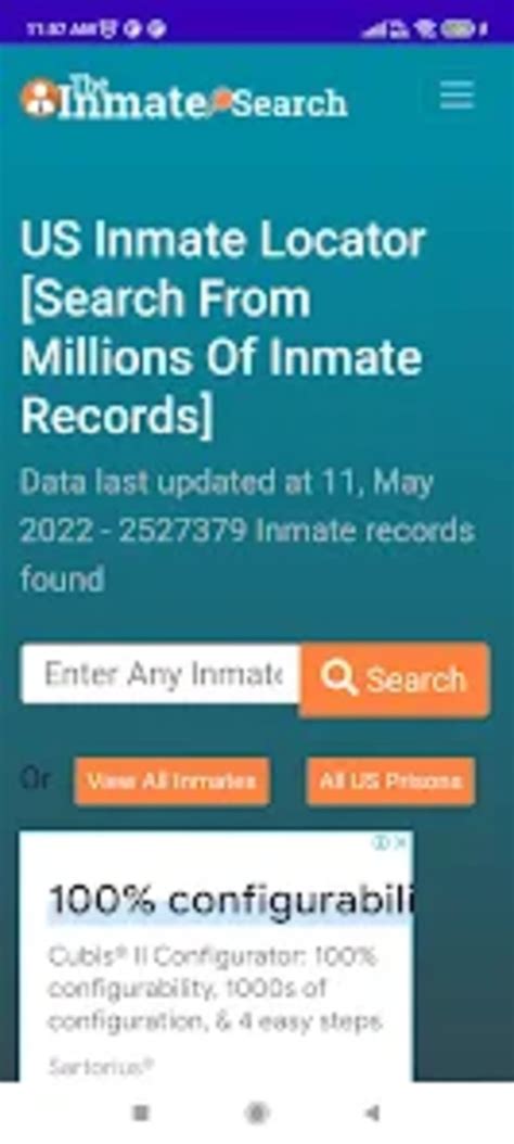 The Inmate Search para Android - Descargar