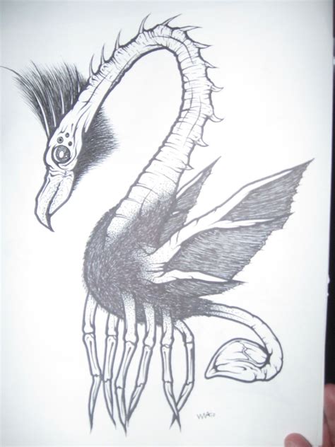 alien flamingo | Sci fi art, Sketches, Humanoid sketch