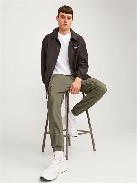 Slim Fit Cargo trousers | Dark Green | Jack & Jones®