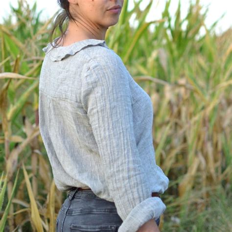 Patron chemise, blouse grandes tailles Sully | 46-56 - A&A Patrons