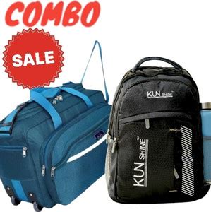 KUN (Expandable) BAGS Duffel Bag, Rolling Bag, Travel Bag, Luggage ...