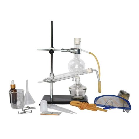 Buy Distillation Apparatus, Lab Glassware Kit, Glass Distillation ...