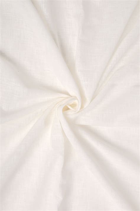 Pure White Linen Fabric – FABRIC HUB SURAT