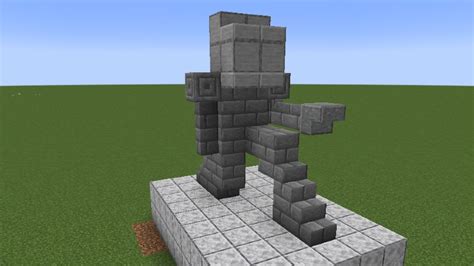 Image result for Minecraft Stone Mob Statue Tutorial