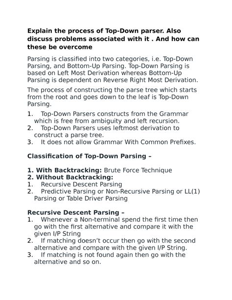 Image result for Parser Classification