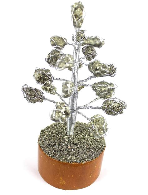Buy Pyrite Raw Stone Tree Home Decor Showpieces Natural Pyrite Stone ...
