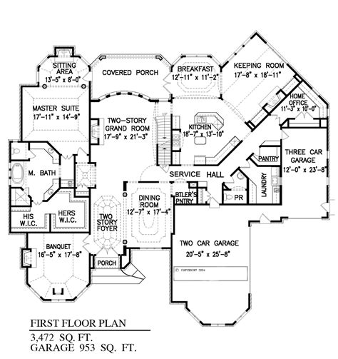 Victorian House Plans - Victorian Home Floor Plans & Design