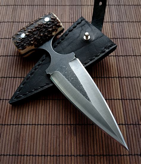 Push dagger forged full tang knife. – Knives & Accessories
