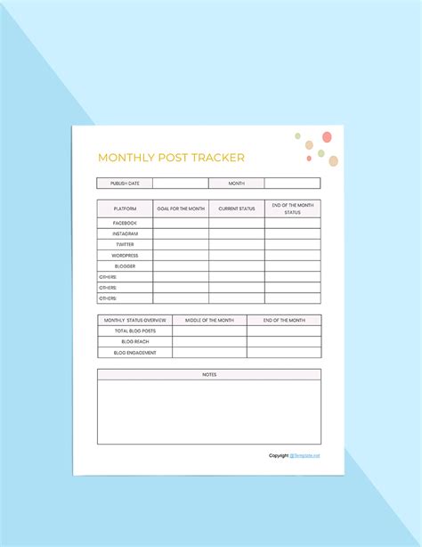 Image result for Blog Planner Template