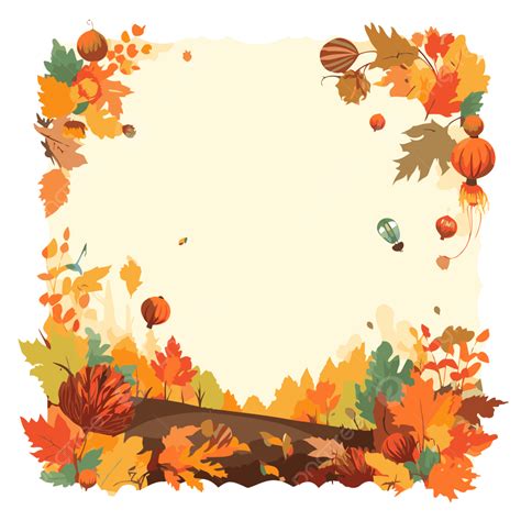 Fall Clipart Border