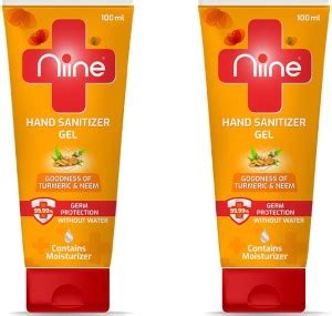 niine Gel based Tube with Goodness of Neem and Turmeric, 100 ml Flip ...