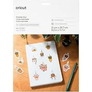 Cricut™ Printable Vinyl – A4 (10 ct) : Amazon.in: Home & Kitchen