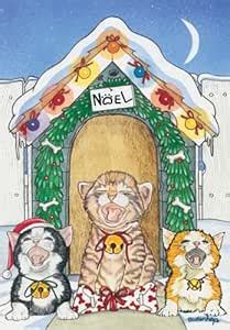 Pipsqueak Productions C962 Cat Holiday Boxed Cards : Amazon.in: Toys ...