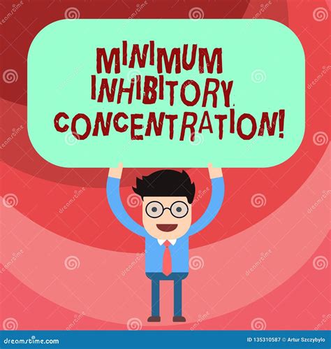 Word Writing Text Minimum Inhibitory Concentration. Business Concept for Lowest Concentration of ...