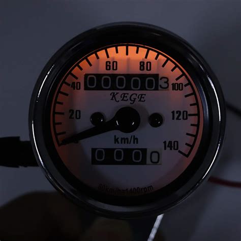 Ubersweet® Speedometer, Dirt‑Resistant Motorcycle Speedometer, Yellow ...