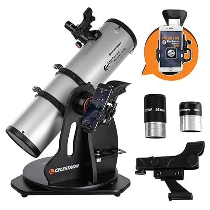 Buy Celestron – StarSense Explorer 130mm Tabletop Dobsonian Smartphone ...