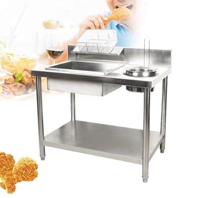 YINZINR Breading Table Fried Food Prep Station, Commercial India | Ubuy
