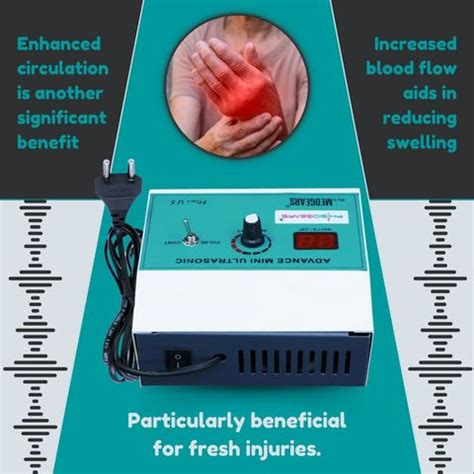 MEDGEARS Advance Ultrasonic Therapy Machine UST Physiotherapy ...