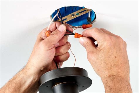 Image result for Installing Ceiling Box for Light Fixture