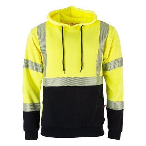 Hi Vis Hoodies | ANSI Rated High Visibility Hooded Sweatshirts — Safety ...