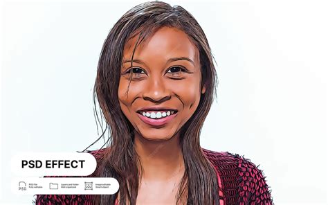 Effetto foto caricatura | PSD Gratis