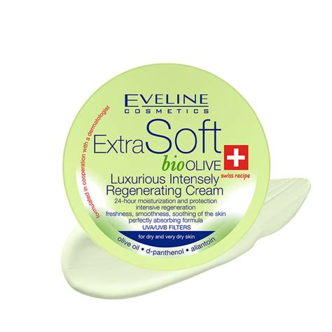 Eveline Soft Bio Olive Luxury Regenerating Cream 200ml - HOK Makeup