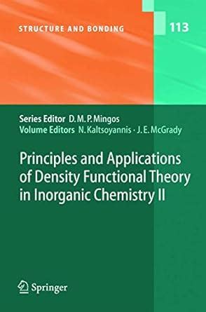 Buy Principles and Applications of Density Functional Theory in ...