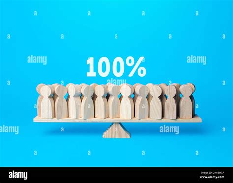 People on the scales keep the balance. Balancing forces and groups to maintain the operation and ...