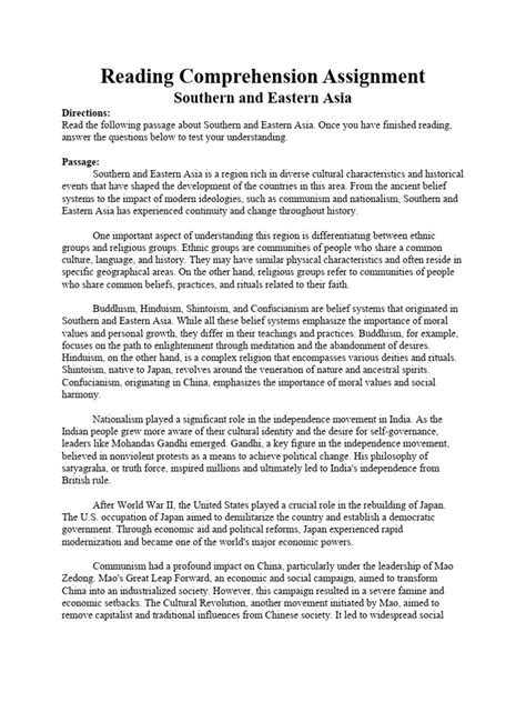 Image result for Reading Assignment Exercises