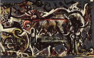 She Wolf by Jackson Pollock - "Top 10 Jackson Pollock Paintings ...