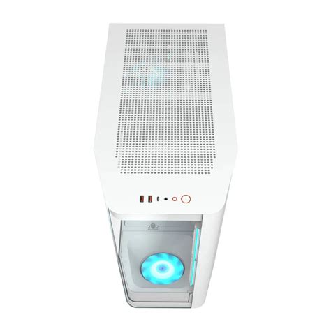 Cougar FV270 RGB Tempered Glass Mid‑Tower Case with ARGB Fans - White ...
