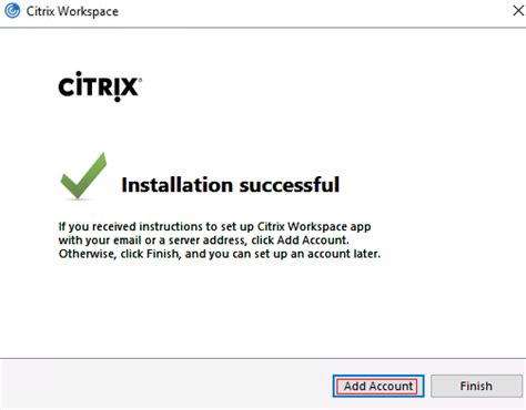 Image result for Self-Installation Citrix Workspace